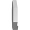 Ekena Millwork Octagonal Surface Mount PVC Gable Vent w/ 2"W x 2"P Brickmould Sill Frame, 12"W x 12"H GVPOC12X1203SN - alternate 2